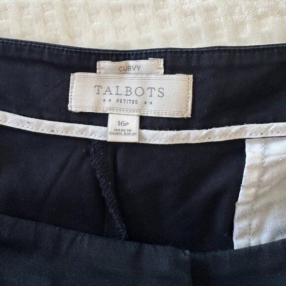 Talbots Curvy Black Cropped Pants - Picture 4 of 4
